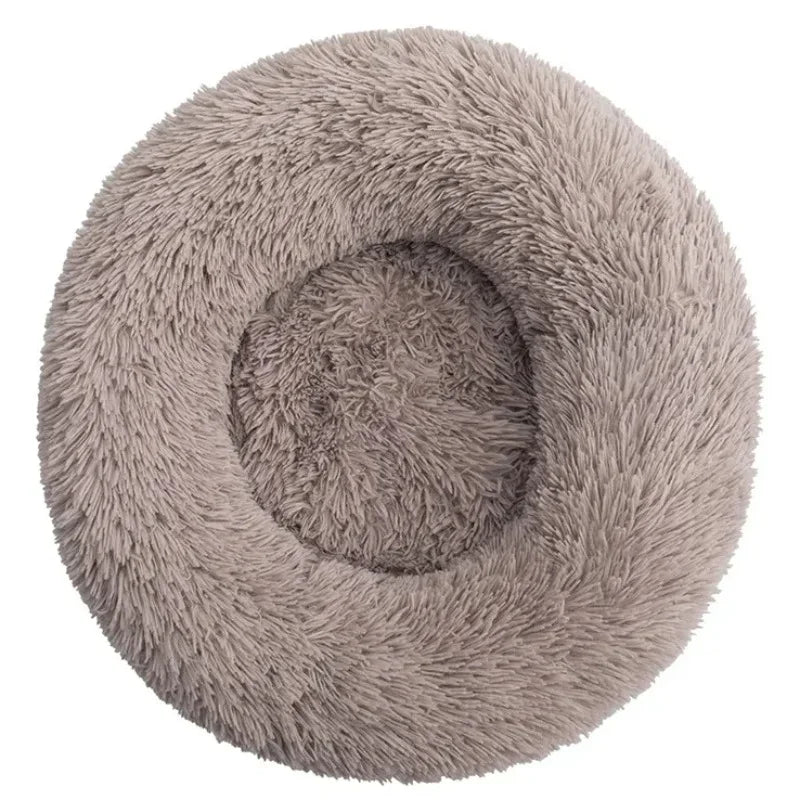 Pet Round Bed, 40 and 70cm, Super Soft Dog Bed and Cat Bed, Warm Winter Pet Nest
