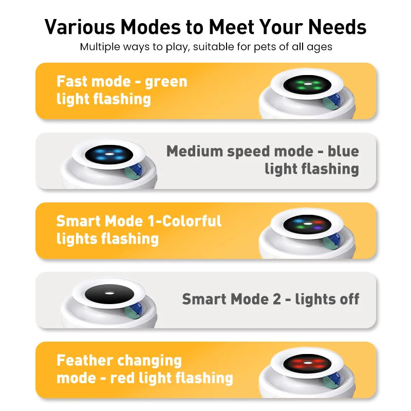 2-in-1 Interactive Feather and Ball Toy - Cats