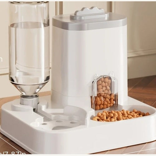 Distributeur 2-en-1 eau et croquettes – PetsKissy